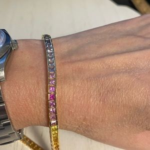 14K Sapphire Bracelet